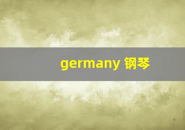 germany 钢琴